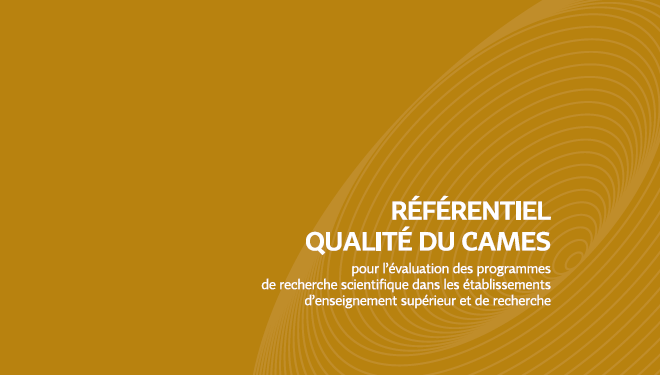 Référentiel qualité du CAMES pour l’évaluation des programmes de recherche scientifique
